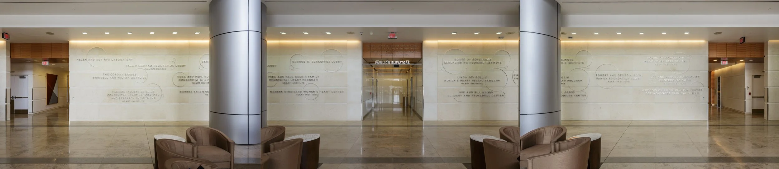 Cedars-Sinai Donor Pavillion Wall—Before