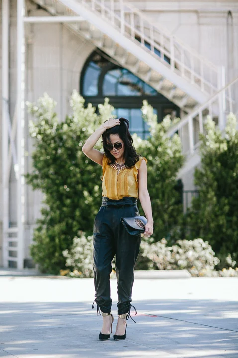 mother leather pants