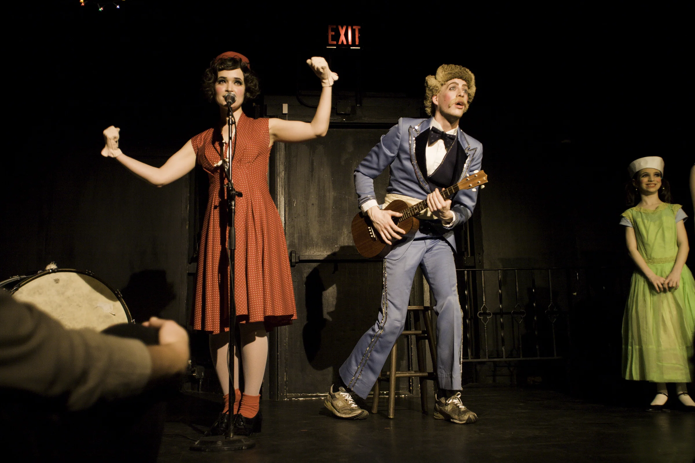  Created by the ensemble  Featuring: Noah Bremer, Jason Burnstein, Tyson Forbes, Markell Kiefer, Kim Richardson, Sara Richardson, Piper Sigel Bruse and Jon Ferguson  Directed by Jon Ferguson  Music by Pablo Jones  Presented at The Bryant Lake Bowl 