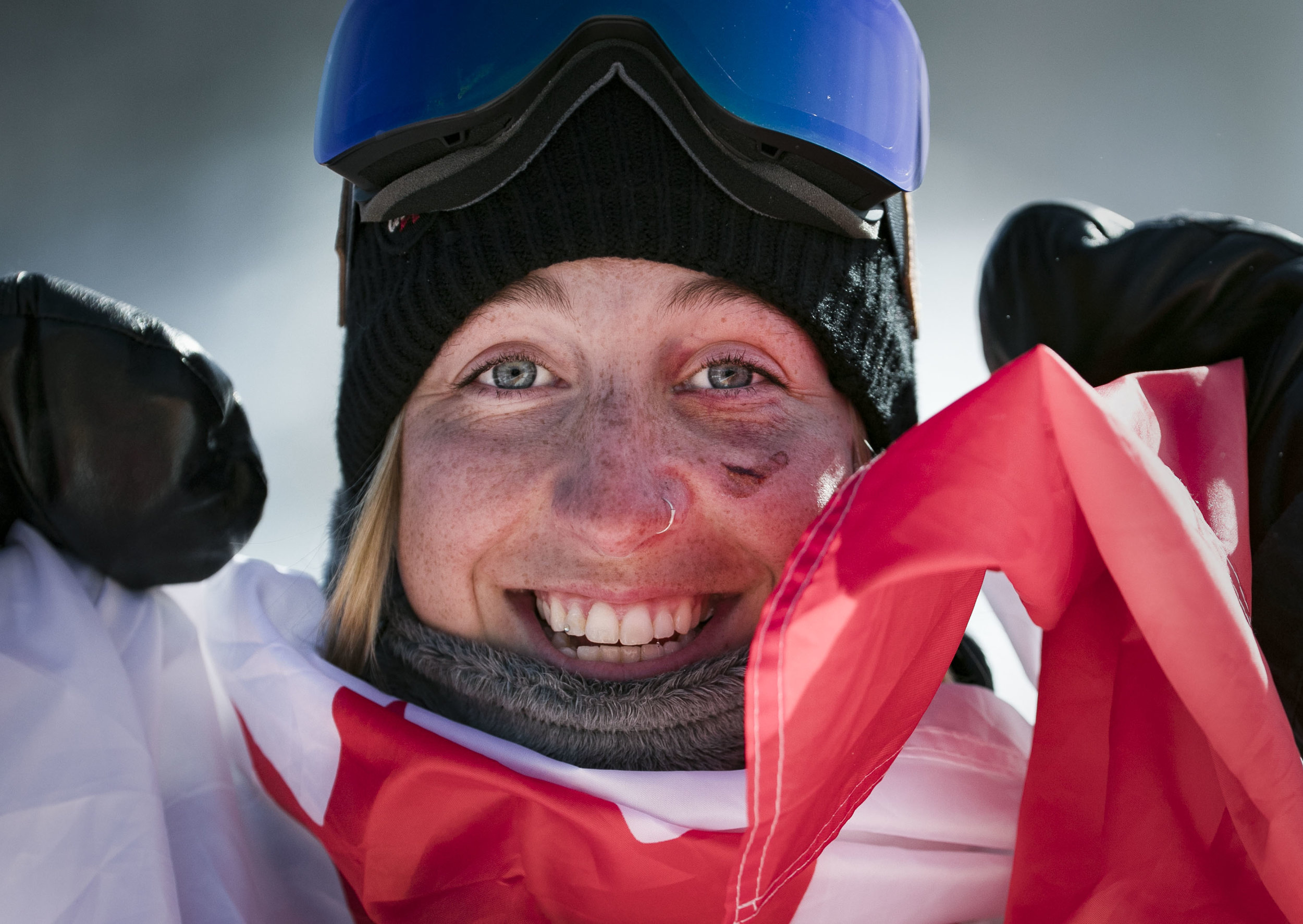  Ladies slopestyle snowboarding took place this afternoon, Feb. 12 at Phoenix Snow Park at the PyeongChang Winter Olympics in South Korea. Jamie Anderson brought home gold for USA with an 83 points for her run in extreme wind and cold, making the obs