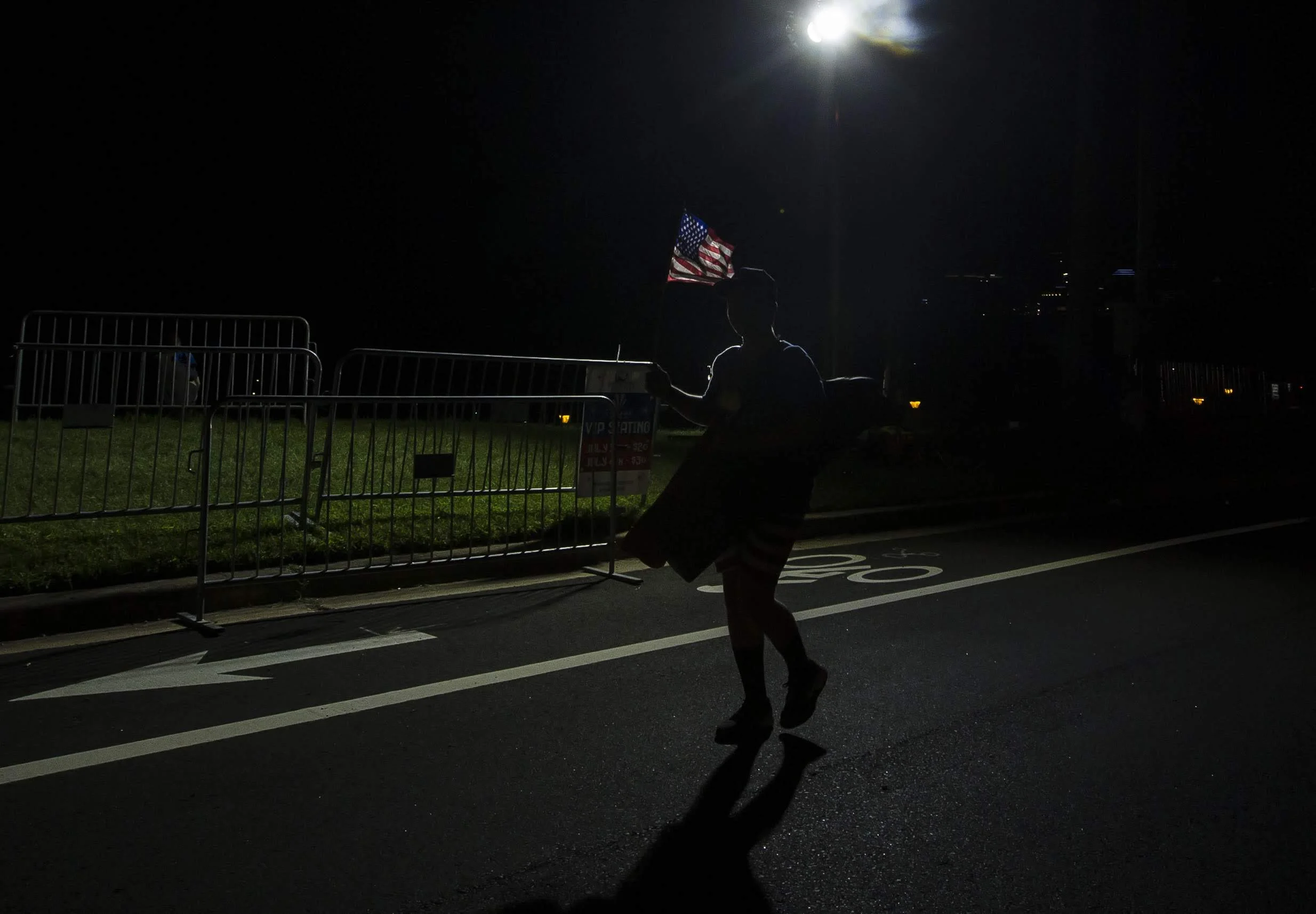  People gather along the James River to watch the Rocketts Red Glare fireworks show, Wednesday, July 4, at Rocketts Landing, Richmond, VA.  Photos for Richmond Times-Dispatch  