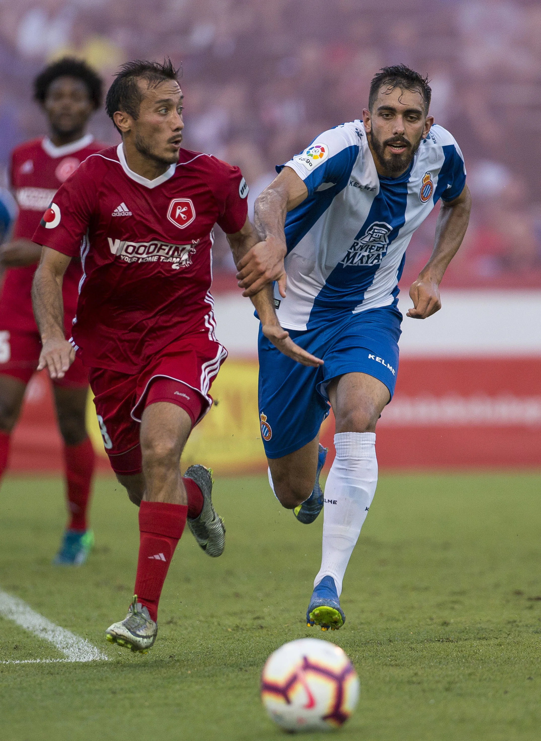 Richmond Kickers face off team Espanyol, at Kickers Stadium, July 25, in Richmond, VA. Photos for Richmond Times-Dispatch