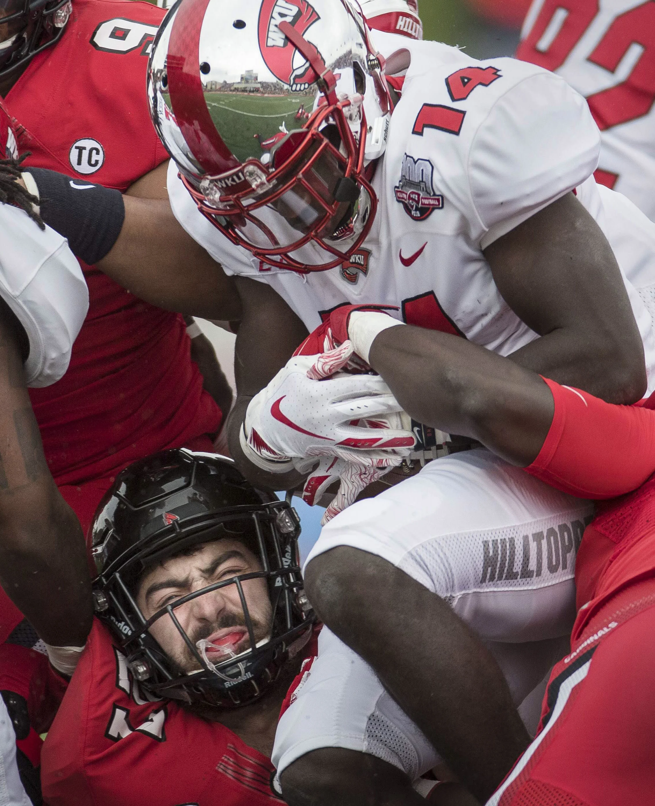 Ball State faced off Western Kentucky, September 22, at Scheumann Stadium, Muncie, Indiana. Photos for Ball State Creative Services
