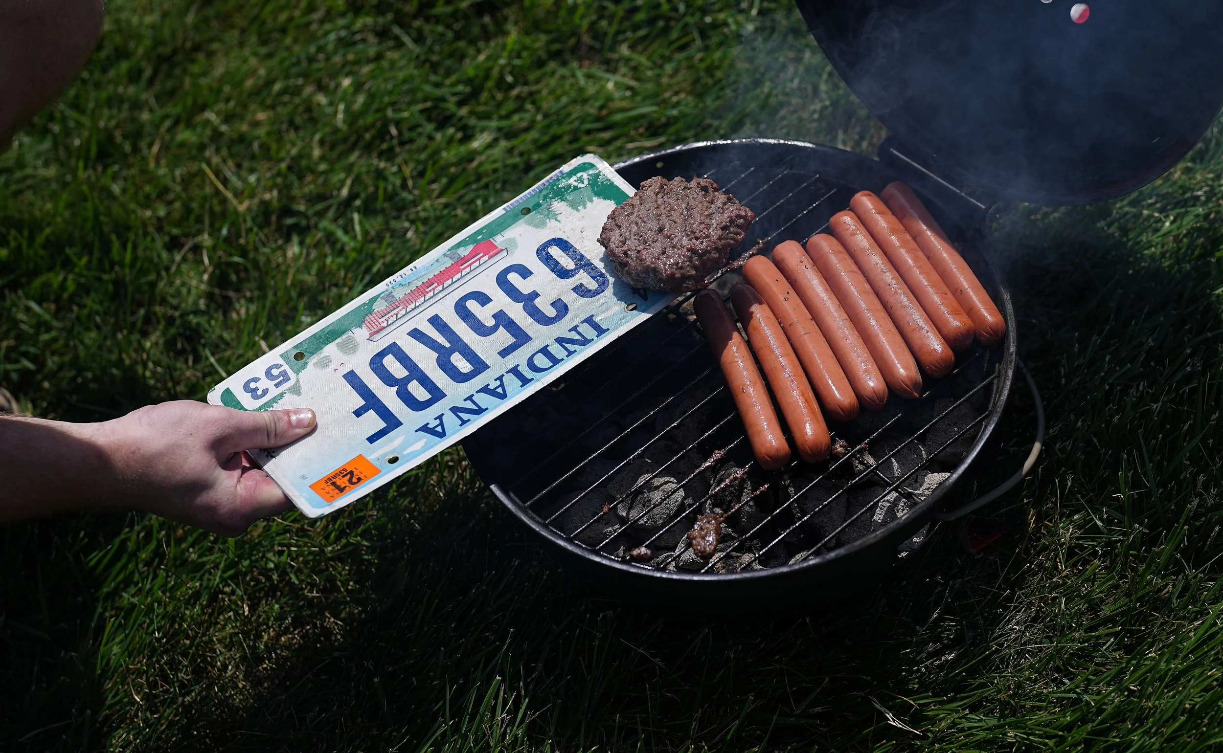  Racing fans pack the infield ahead of the 106th running of the Indianapolis 500 on Saturday, May 28, 2022, at Indianapolis Motor Speedway.  