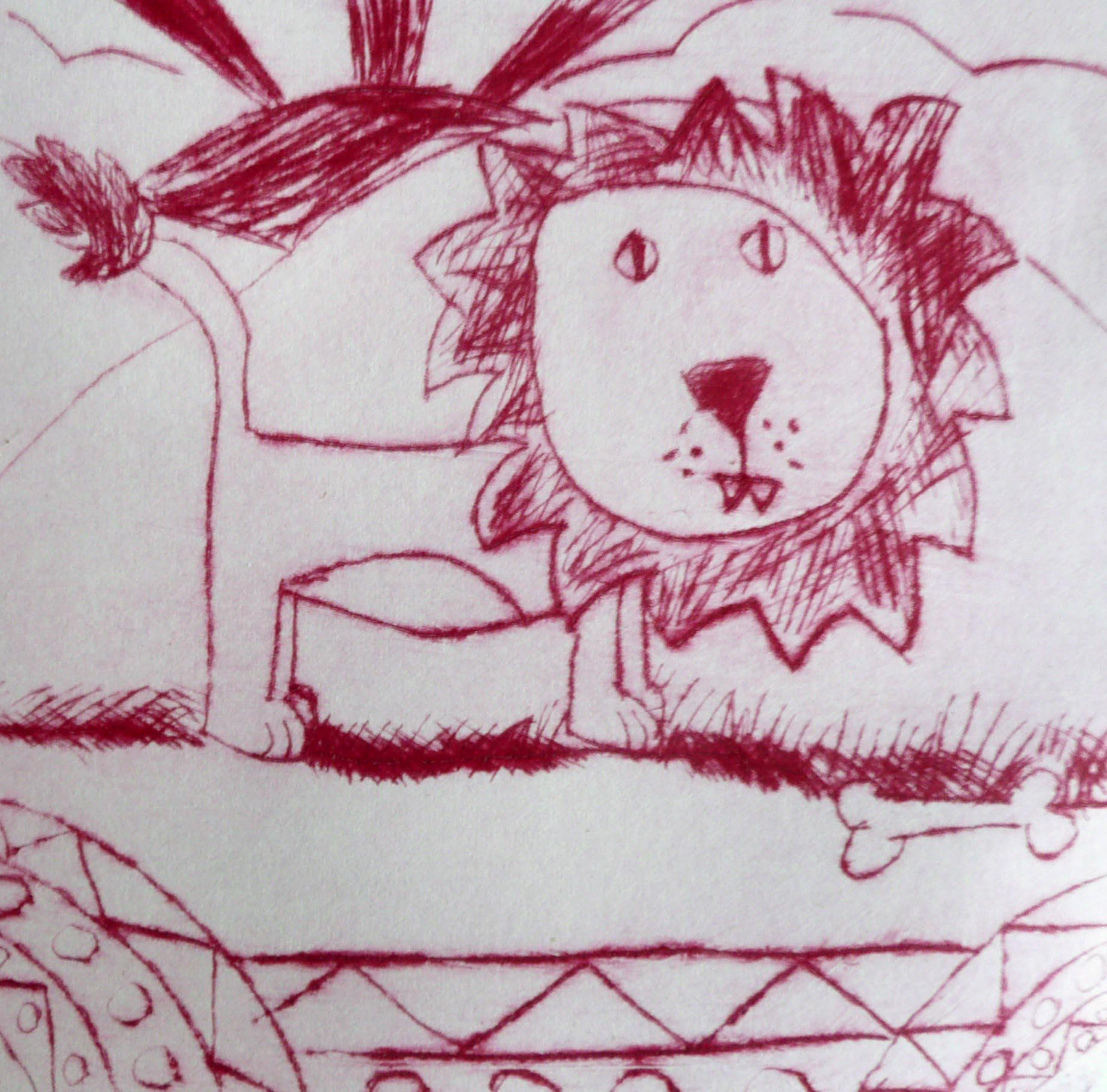 Drypoint etching