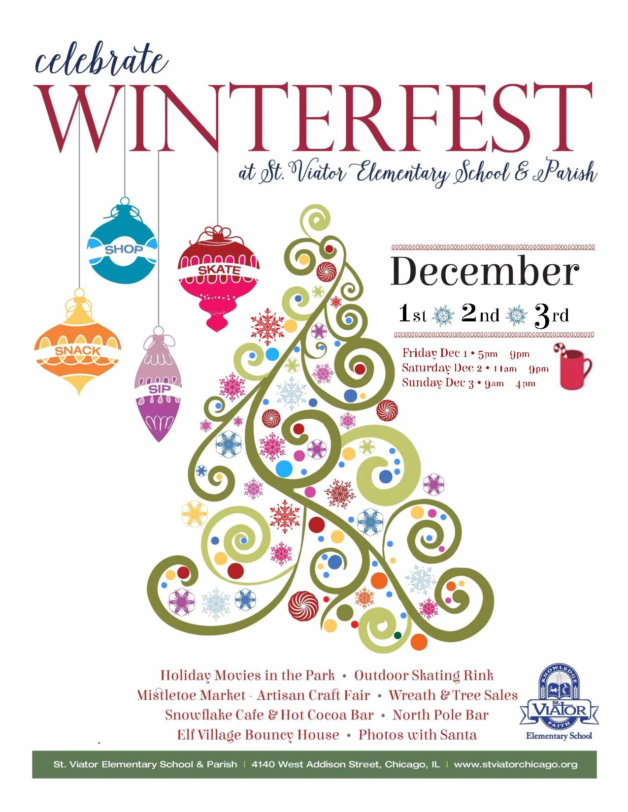 COME CELEBRATE WINTERFEST AT ST. VIATOR