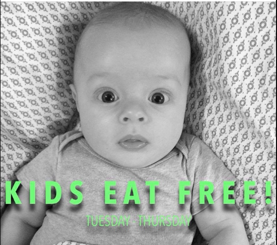 COMMUNITY TAVERN KIDS EAT FREE TUESDAY TO THURSDAY!