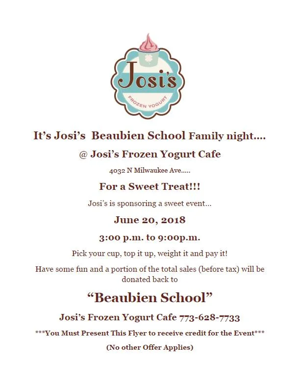 Beaubien Fundraiser day at Josi's