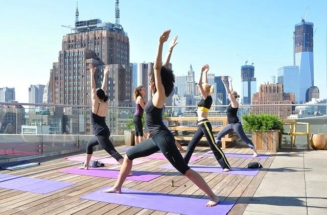 The Yoga Shop: Rooftop Happy Hour Flow