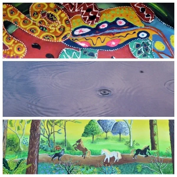 Artists Reception: Carma, Erika, Beverly, and Tim!