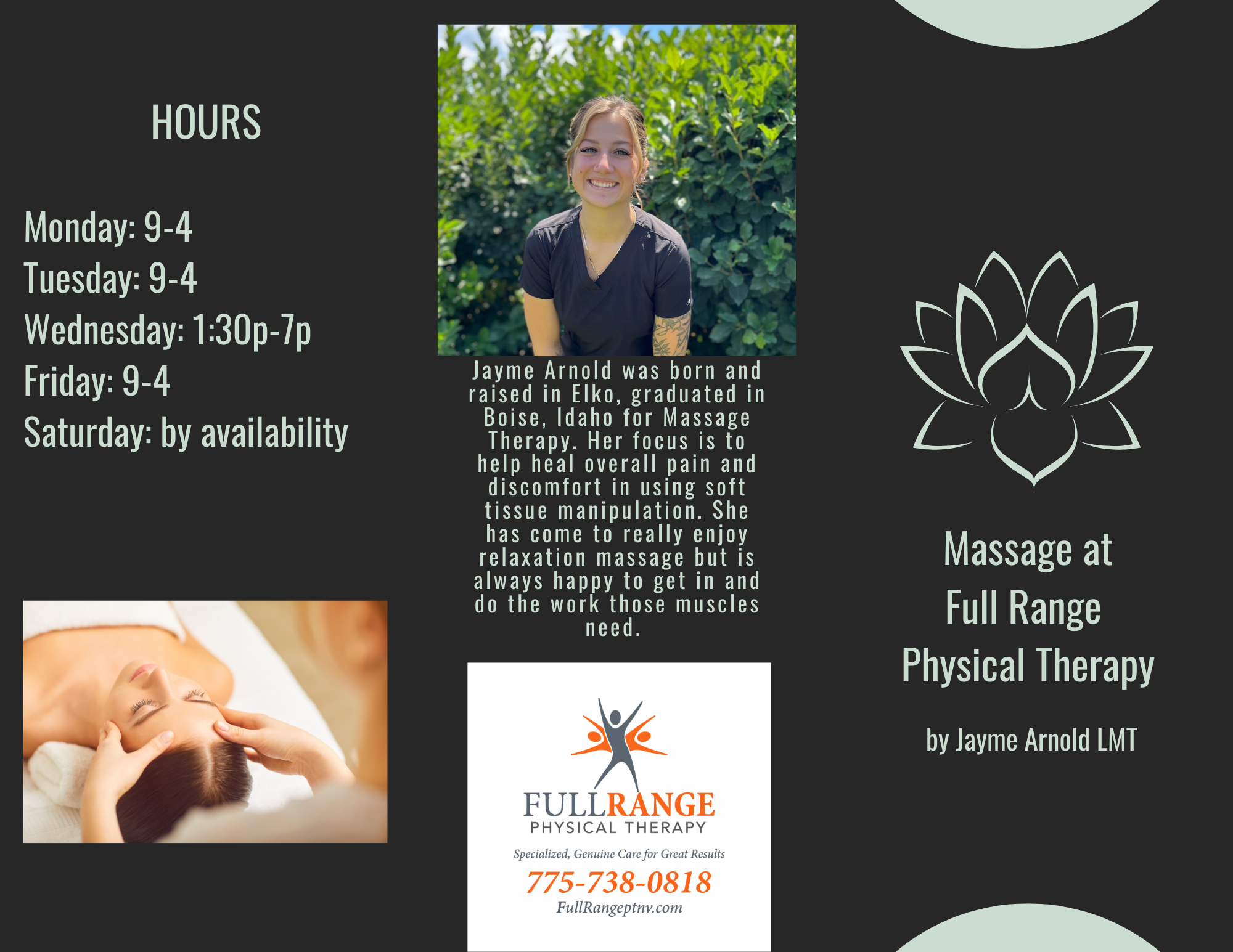 Massage Therapy — Full Range Physical Therapy