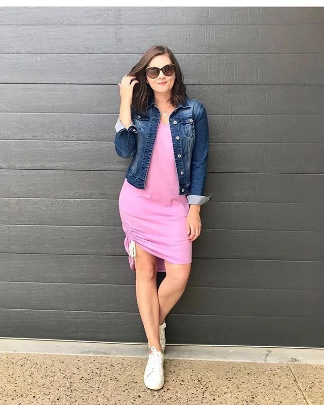 Spectacular in soft grape πππ @bossmystyle πππ If you want more colour in your life click the link in bio β¬οΈ #BuyLessLiveMore #BeYouBeTrue 
#MakeItLookEasy #BrilliantColourCombinations #ReadyInFive #ColourIsTheNewBlack #OutTheDoor #DressUpShowU