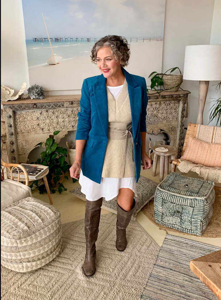 Adding A Waist Under Your Blazer