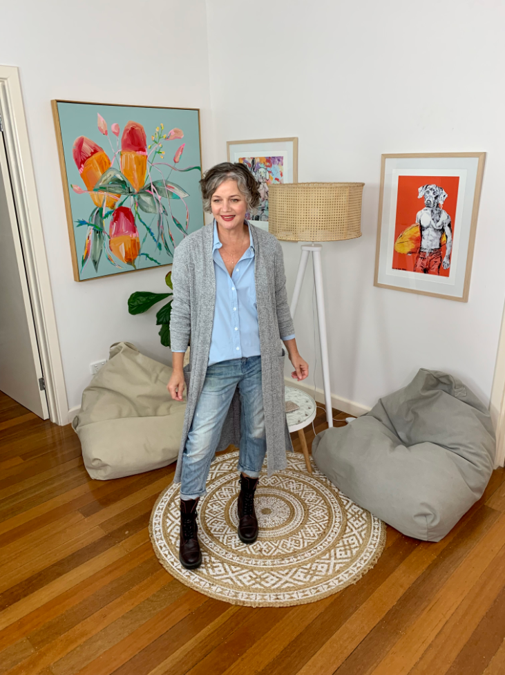 Jeans And Longline Cardigans