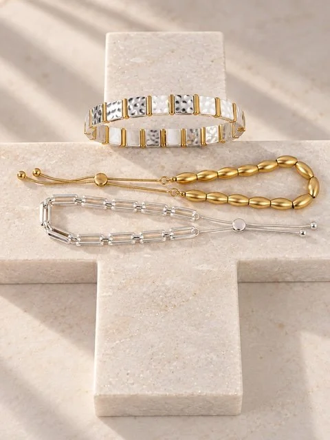 How to Stack Bracelets Without Making Them Look Too Matchy