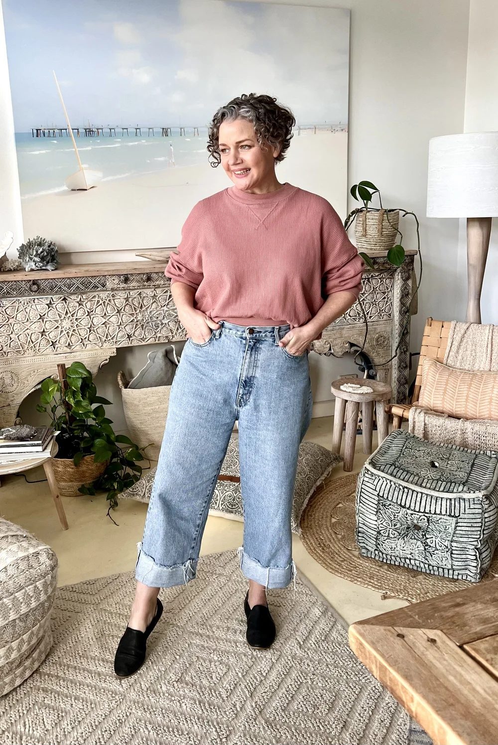 The Fringe Crop Flare Jean main image 0
