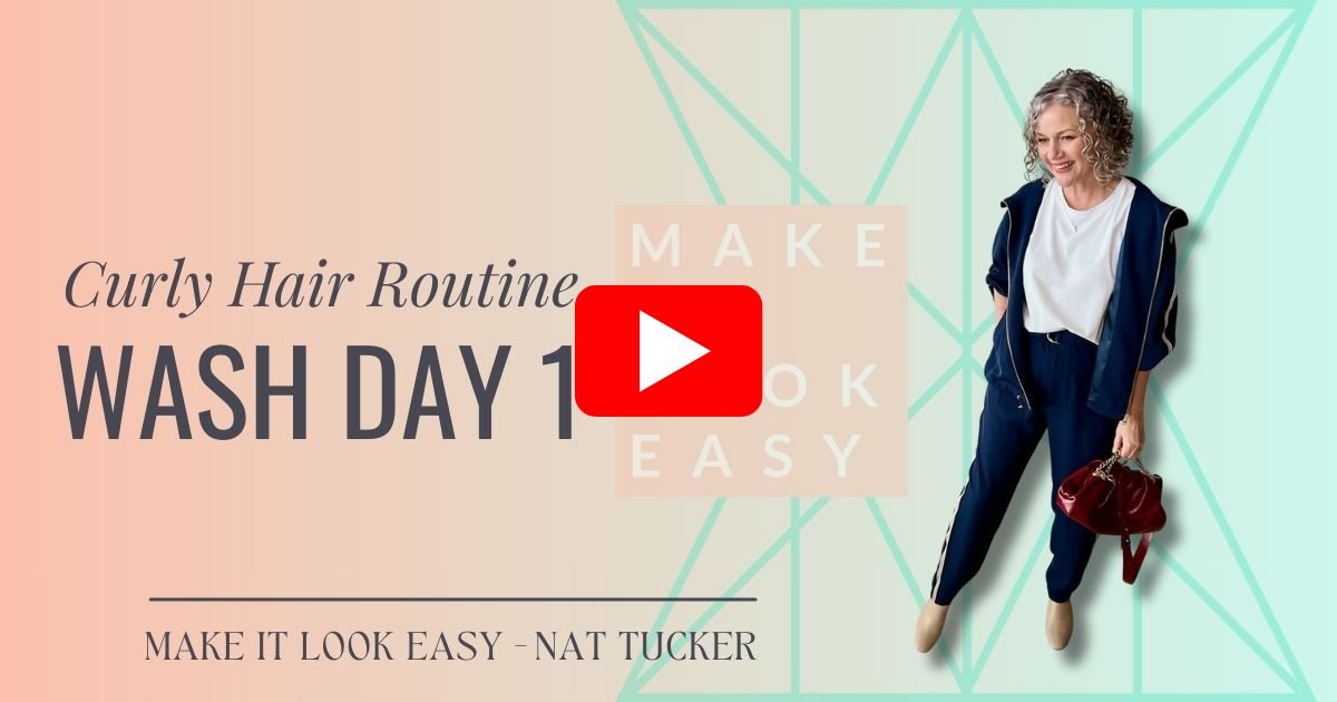 Curly Hair Wash Routine Nat Tucker — Make It Look Easy