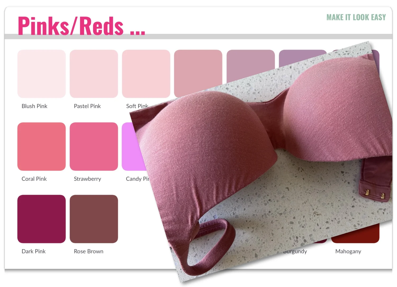 Select A Bra Colour That Pops Nat Tucker — Make It Look Easy