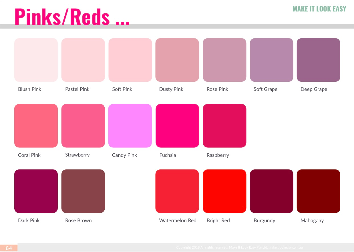 Colour Checking Made Easy. Once You Know What Goes With What, Your ...