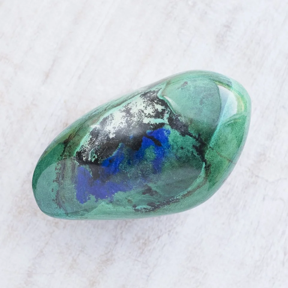 Chrysacolla + Malachite + Azurite