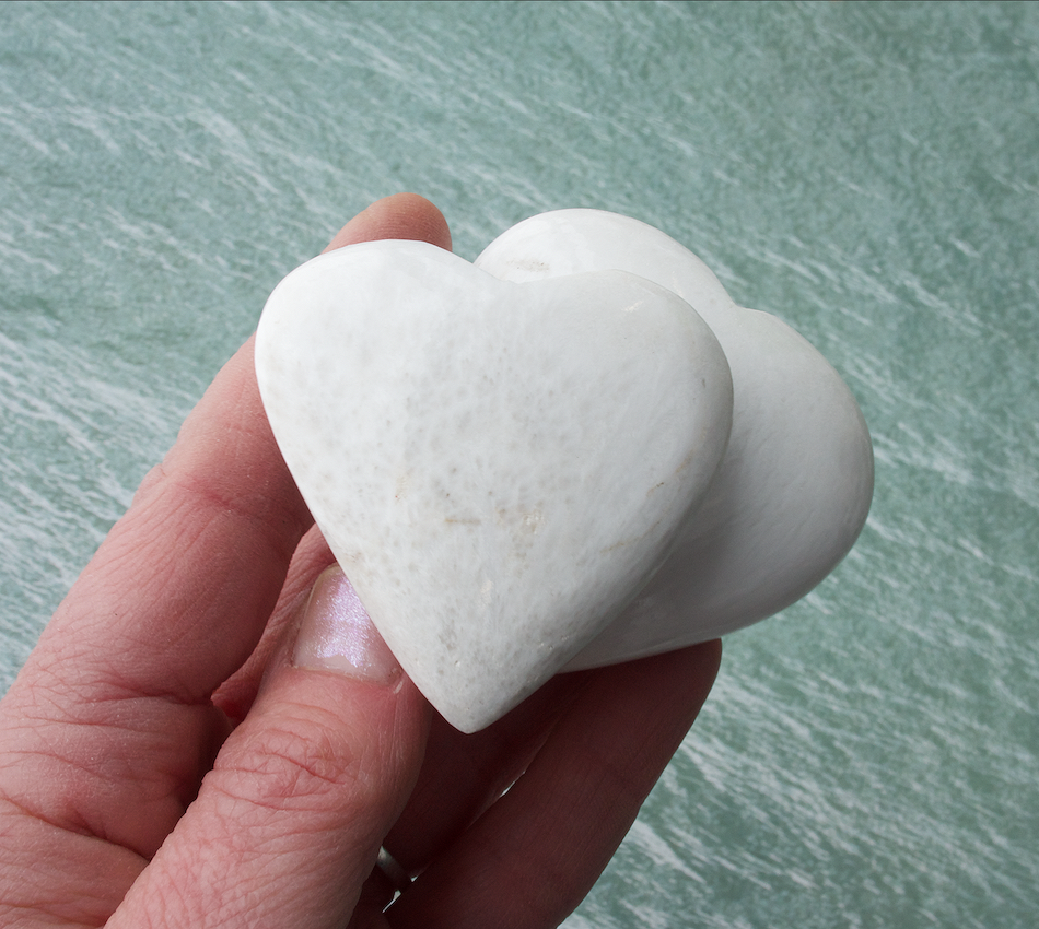 Scolecite Hearts