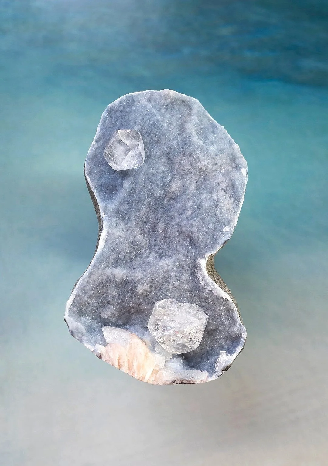 Chalcedony + Apophyllite Infinity