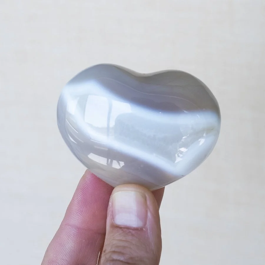 Banded Agate Heart