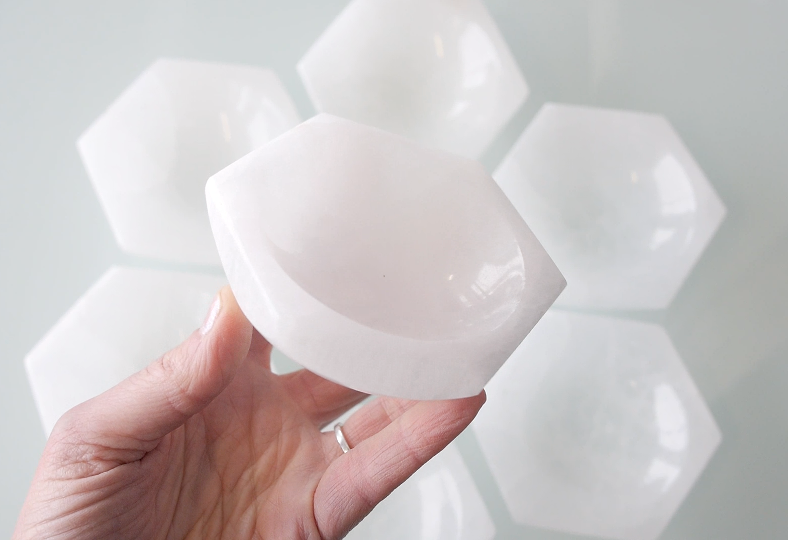 Selenite Clearing Dishes