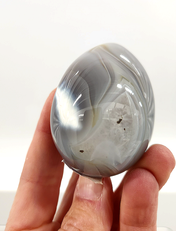 Orca Agate Druzy Egg
