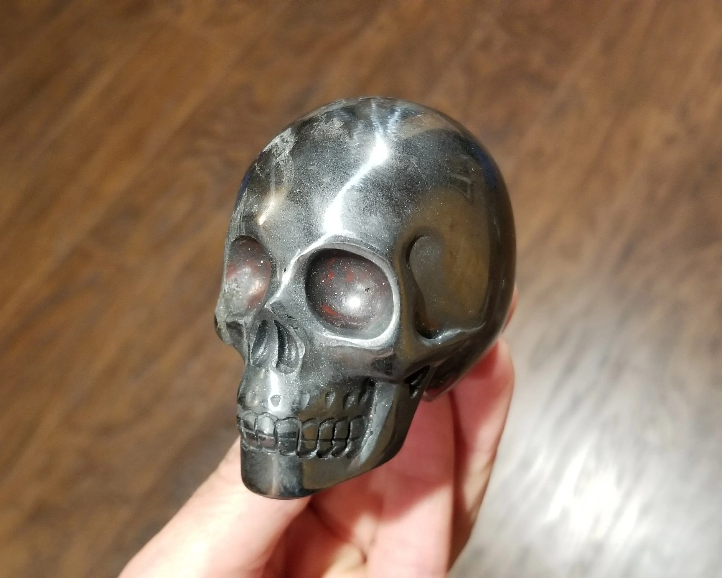 Large Hematite Skulls