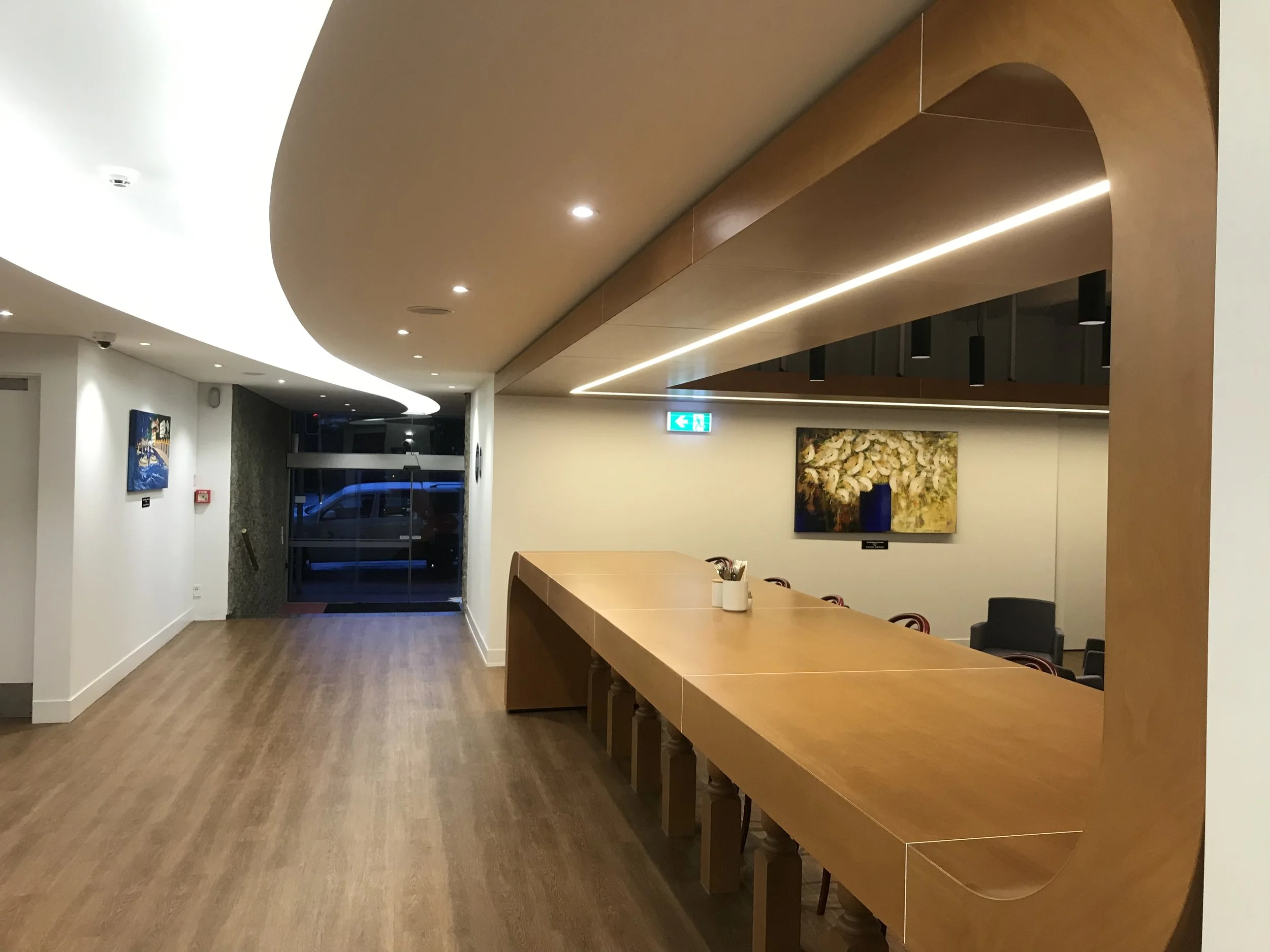 PENCARROW HOUSE CAFE &amp; LOBBY      COMMERCIAL  FITOUTS