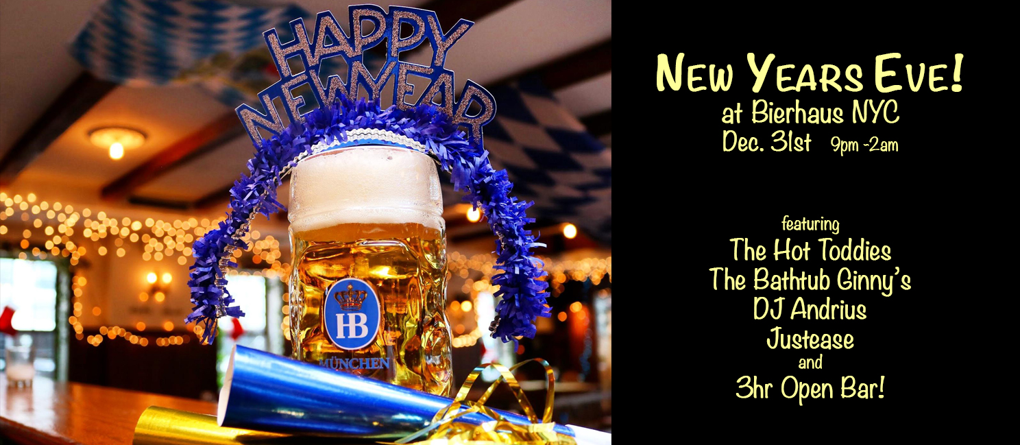 New Years Eve at Bierhaus NYC! (Dec 31, 2018)