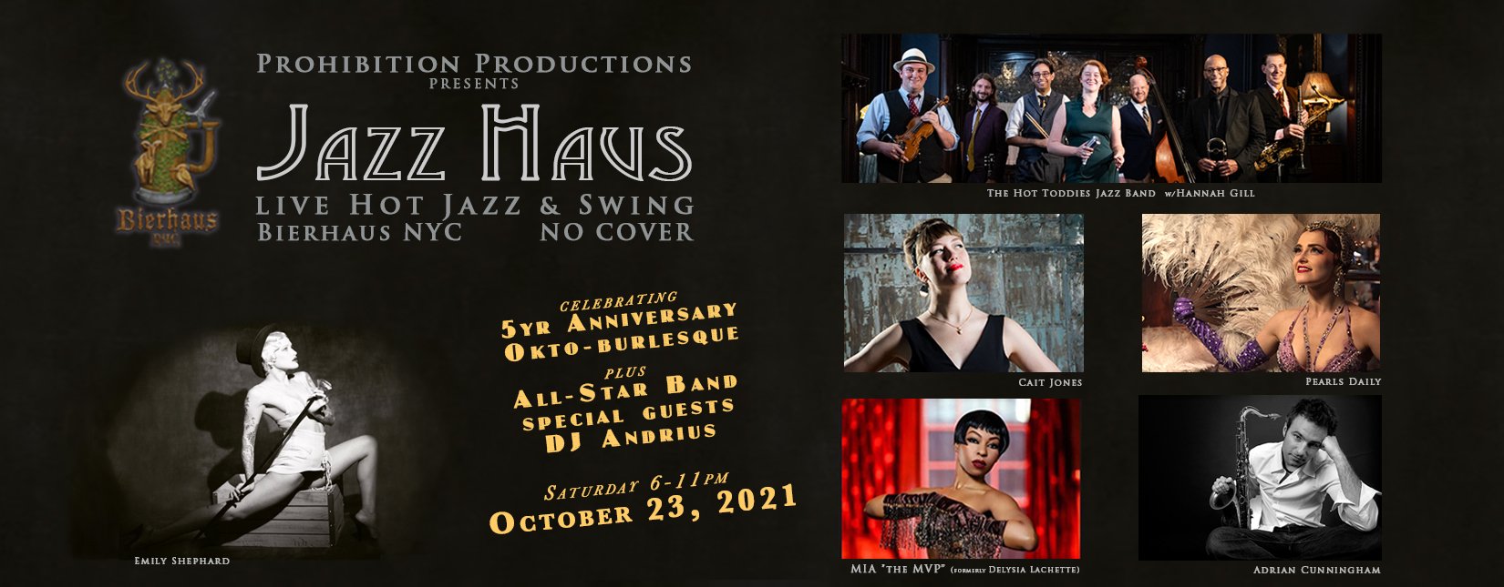 JAZZ HAUS 5th Anniv. at Bierhaus (Oct 23, 2021)