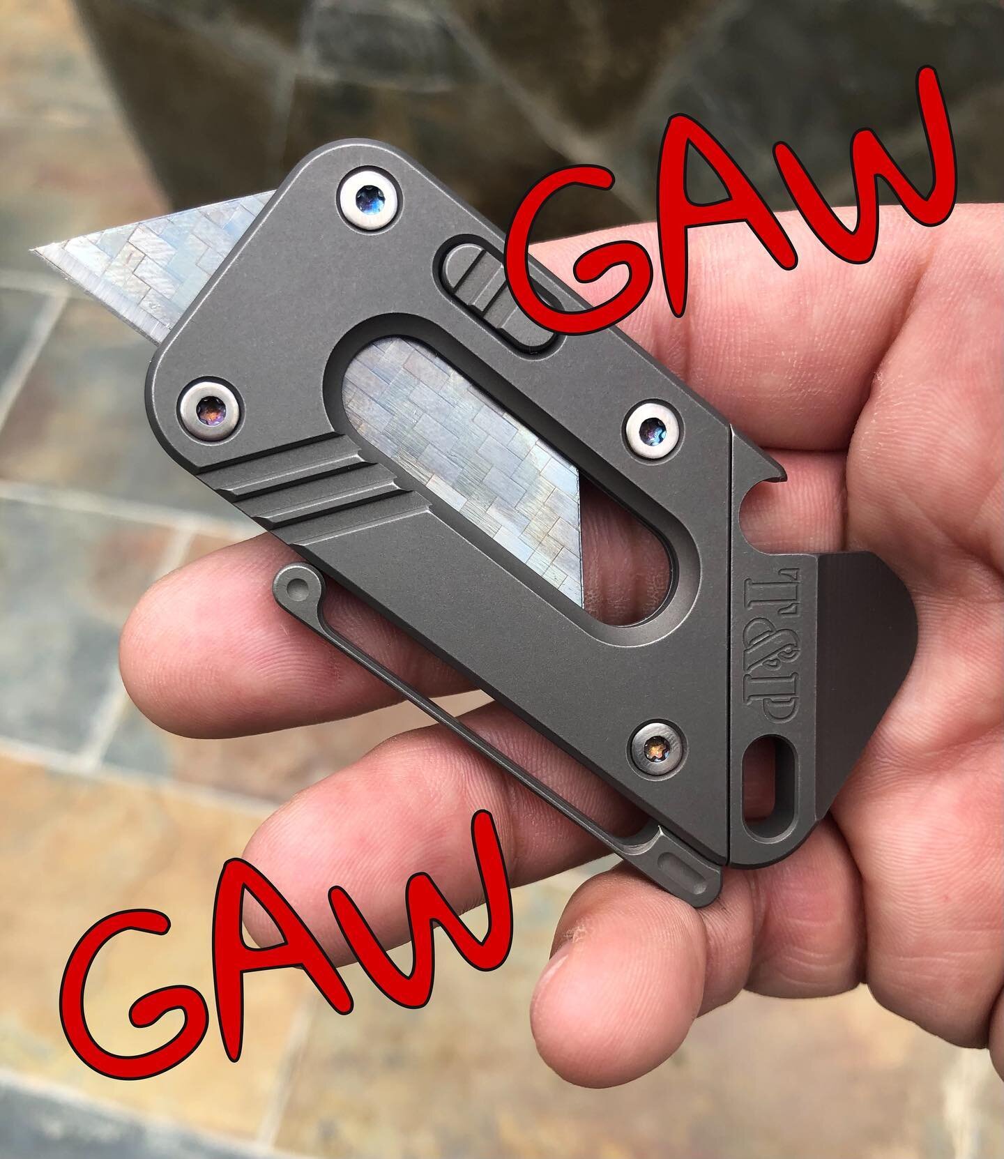 As a small way of saying thanks for the support from the EDC community, we are giving away this bad boy. 

It is made out of Grade5 Ti and features a Dark Ash finish and It includes a pocket clip.

Here are the simple rules: [1] Follow us @tactical_a