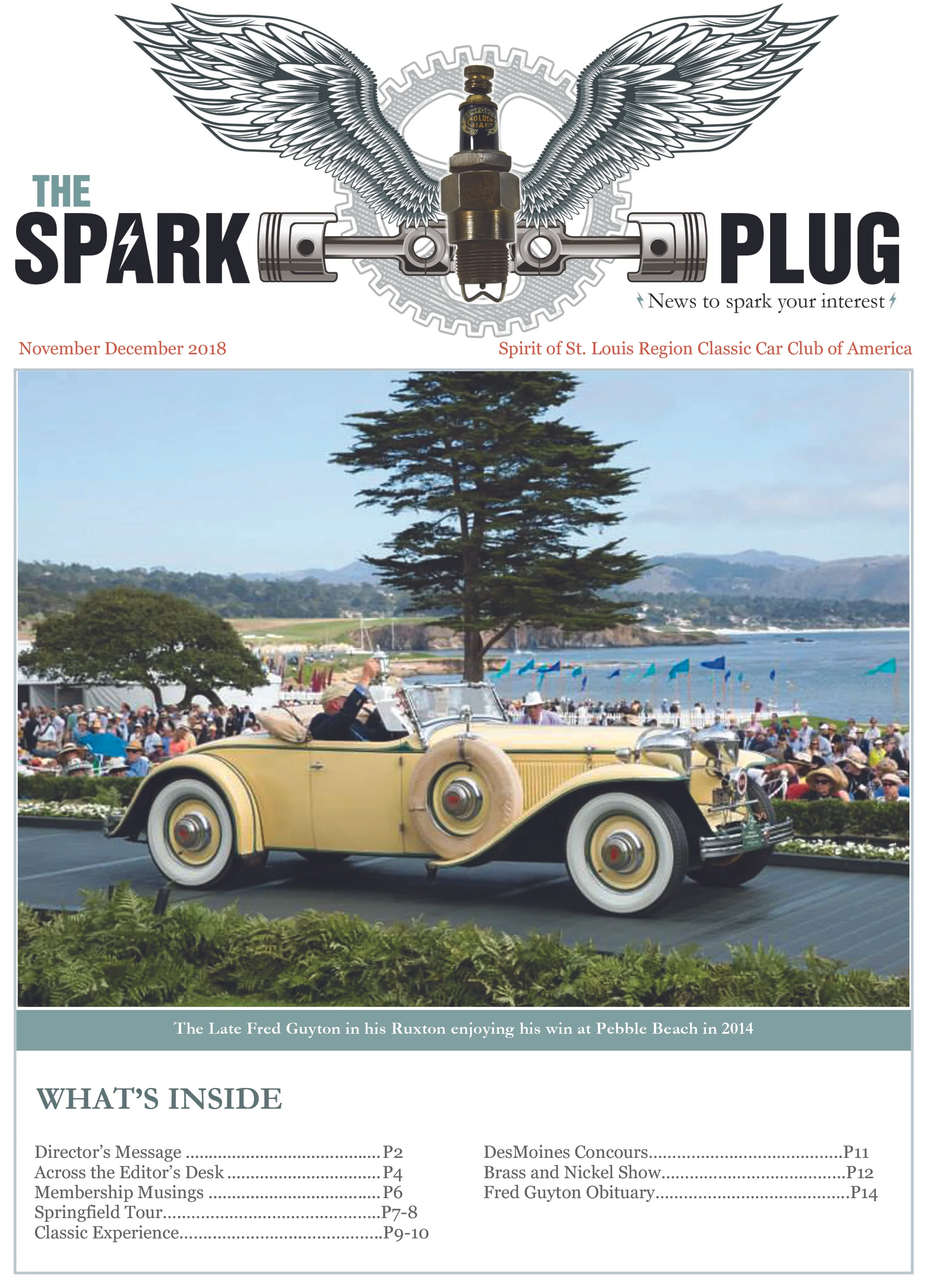 November/December 2018 Spark Plug