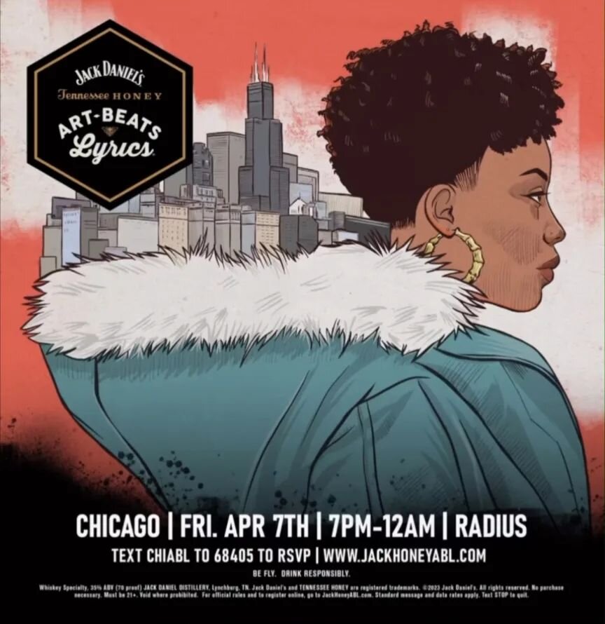 CHI TOWN we're here!!! 
Come thru tonight!! RSVP NOW If you haven't already!  Check out @artbeatsandlyrics for some great art, tasty @jackdaniels_us and @ceelogreen performance! 
Art by: @dubelyoo ...
.
.
#gogoduco #artbeatsandlyrics #arttour #ceelog