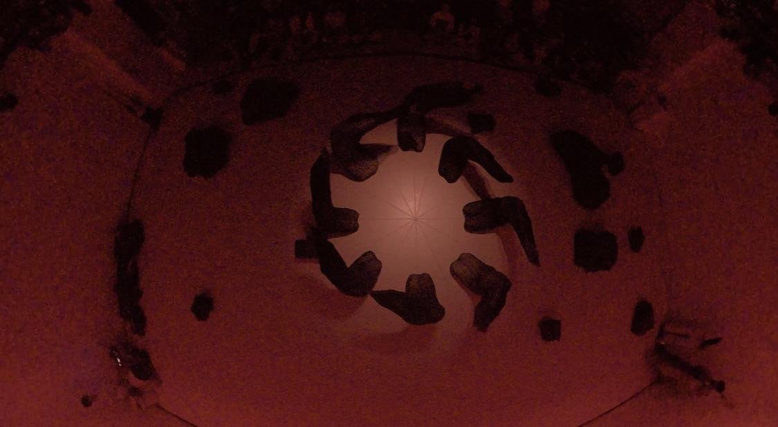 STRATA is a multi-sensory performance, a collective lucid dream, an urgent embodied call to slow down and experience our (be)longing. In this elemental and surrealist myth of recreation, the artists quite literally attempt to reassemble a massive ea