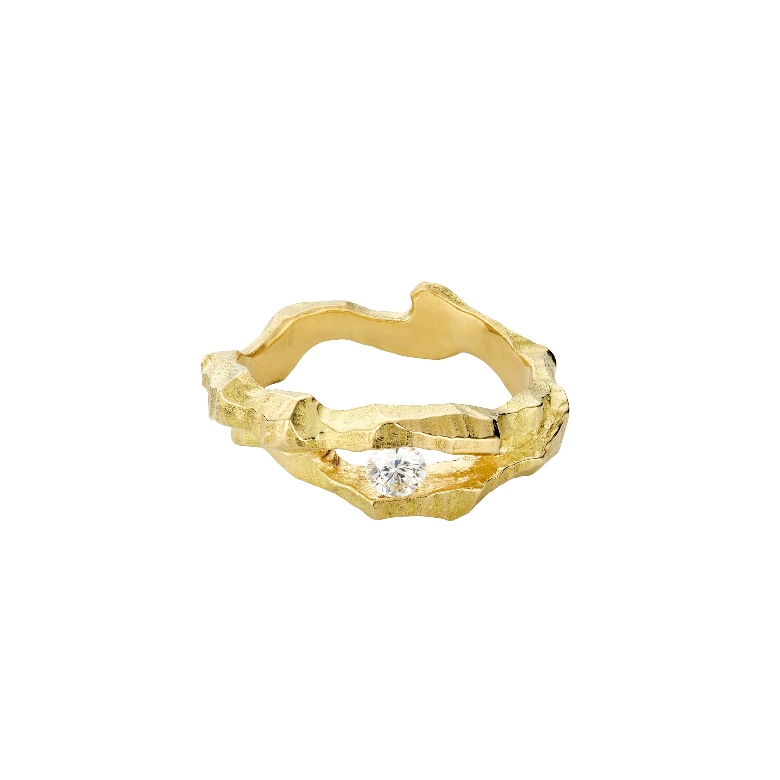 PEAK gold ring with diamond no. 3
