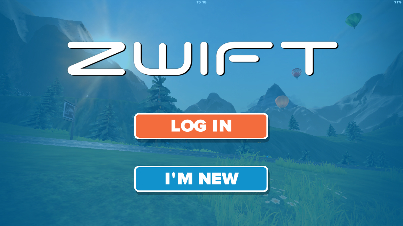 Startbildschirm Login oder Anmeldung