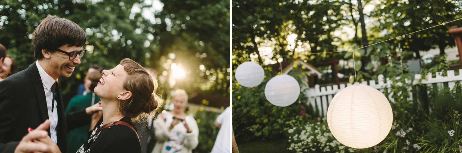 utendørs bryllupsfest