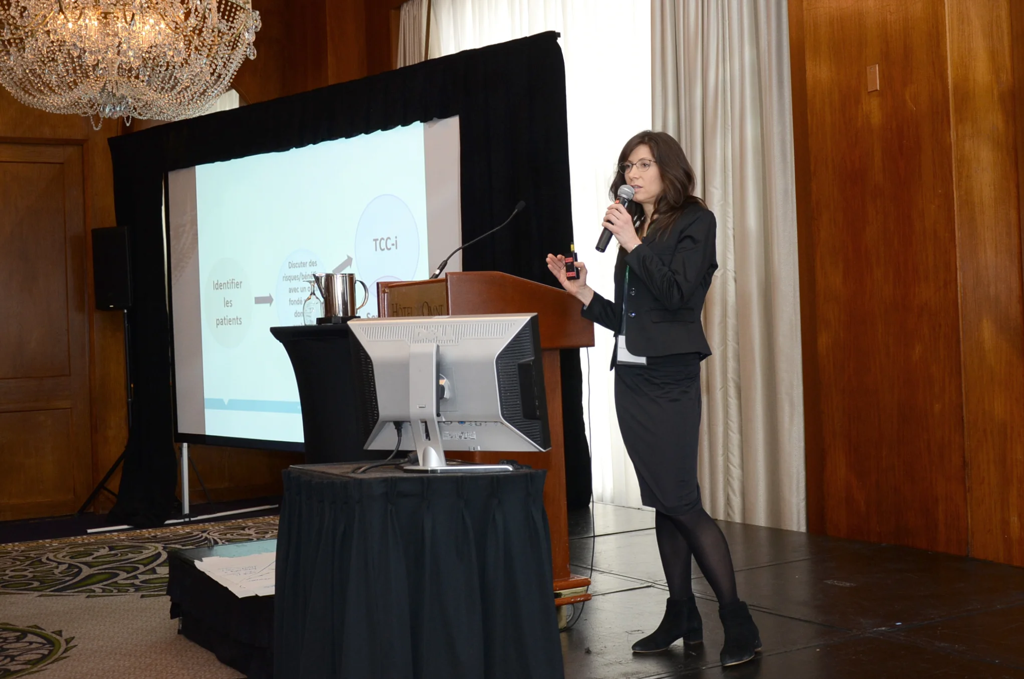 Dr. Kimberly Wintemute, Primary Care Co-Lead for Choosing Wisely Canada, presents at the Summit on Medication Safety