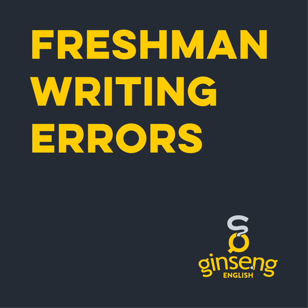most common writing errors