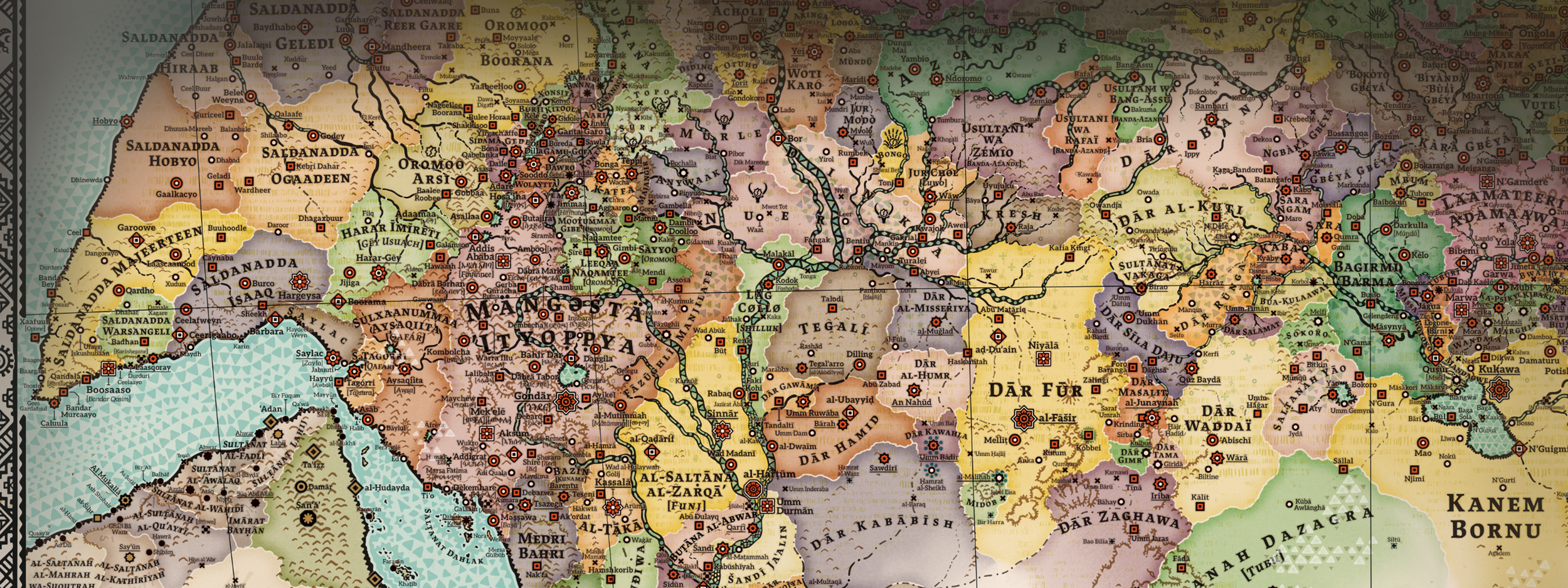 Alkebu lan 1300 AH The Definitive Decolonised Africa Map Nikolaj 