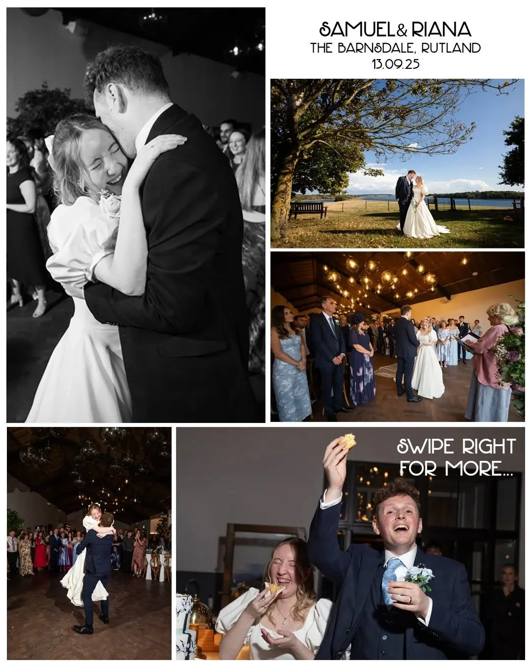 Wow, wow, wow! What an absolutely amazing day with the gorgeous and lovely and wonderful Samuel &amp; Riana on Saturday, last! 

It was an incredible day at the stunning @barnsdalerutland! The day began in The Pamper Palour for bridal prep with Riana