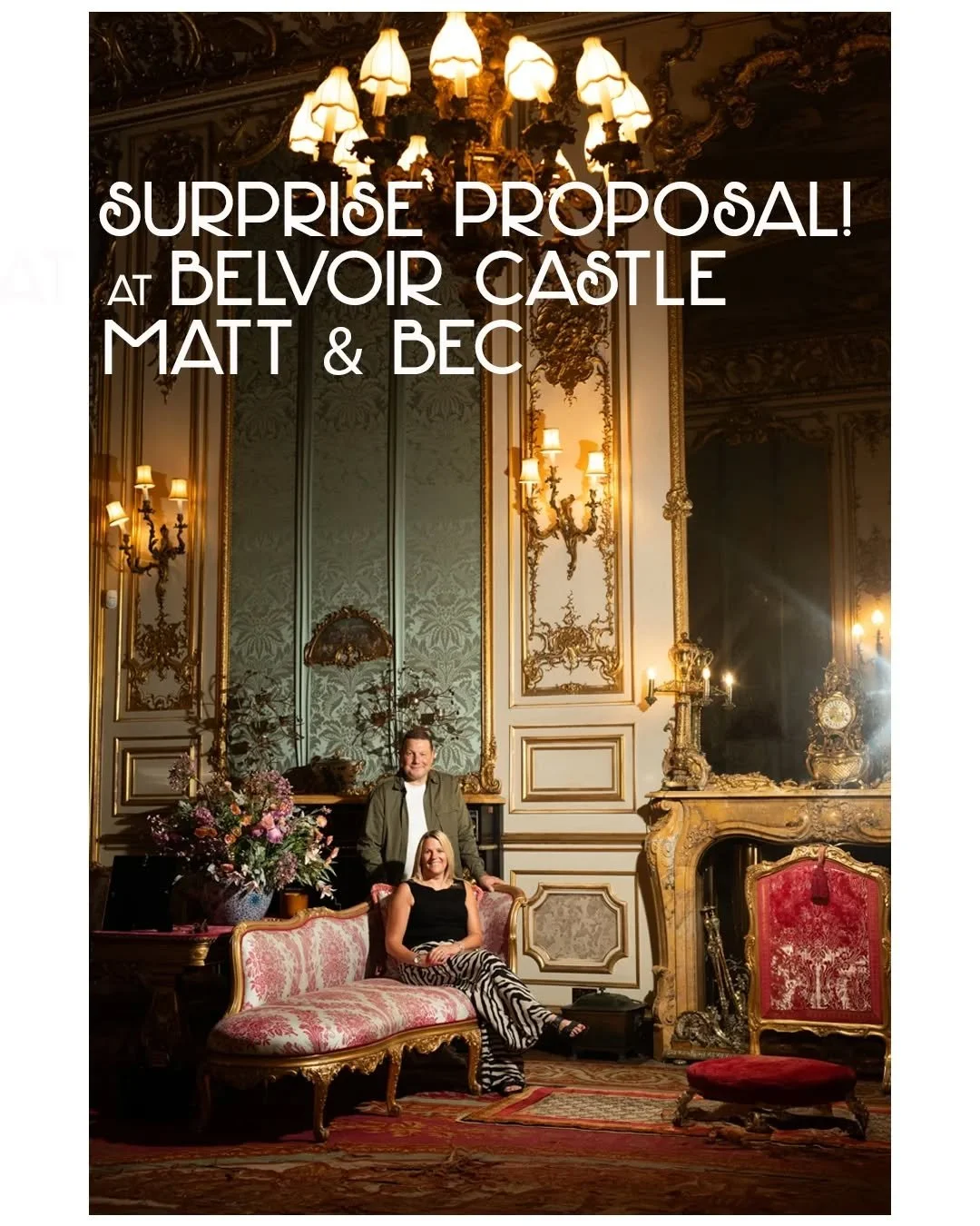 When Matt contacted me and told me about his plans for his surprise wedding proposal to Bec, I was immediately excited to be a part of it! 

Matt and I met at the castle to formulate a plan for how we could set up the proposal and not give the game a