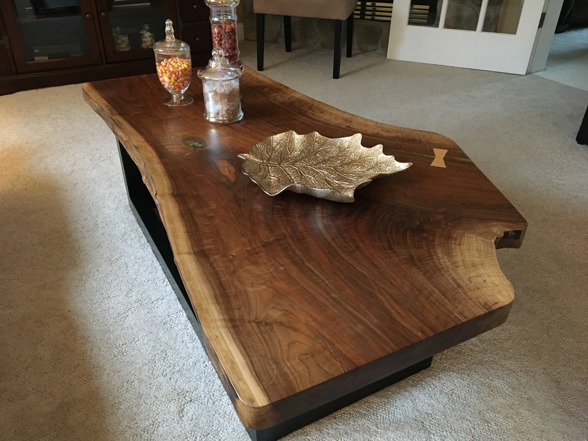 Walnut Live Edge Coffee Table