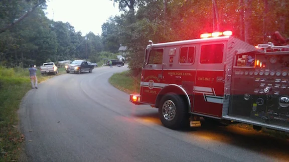 Auto accident on Adial Road