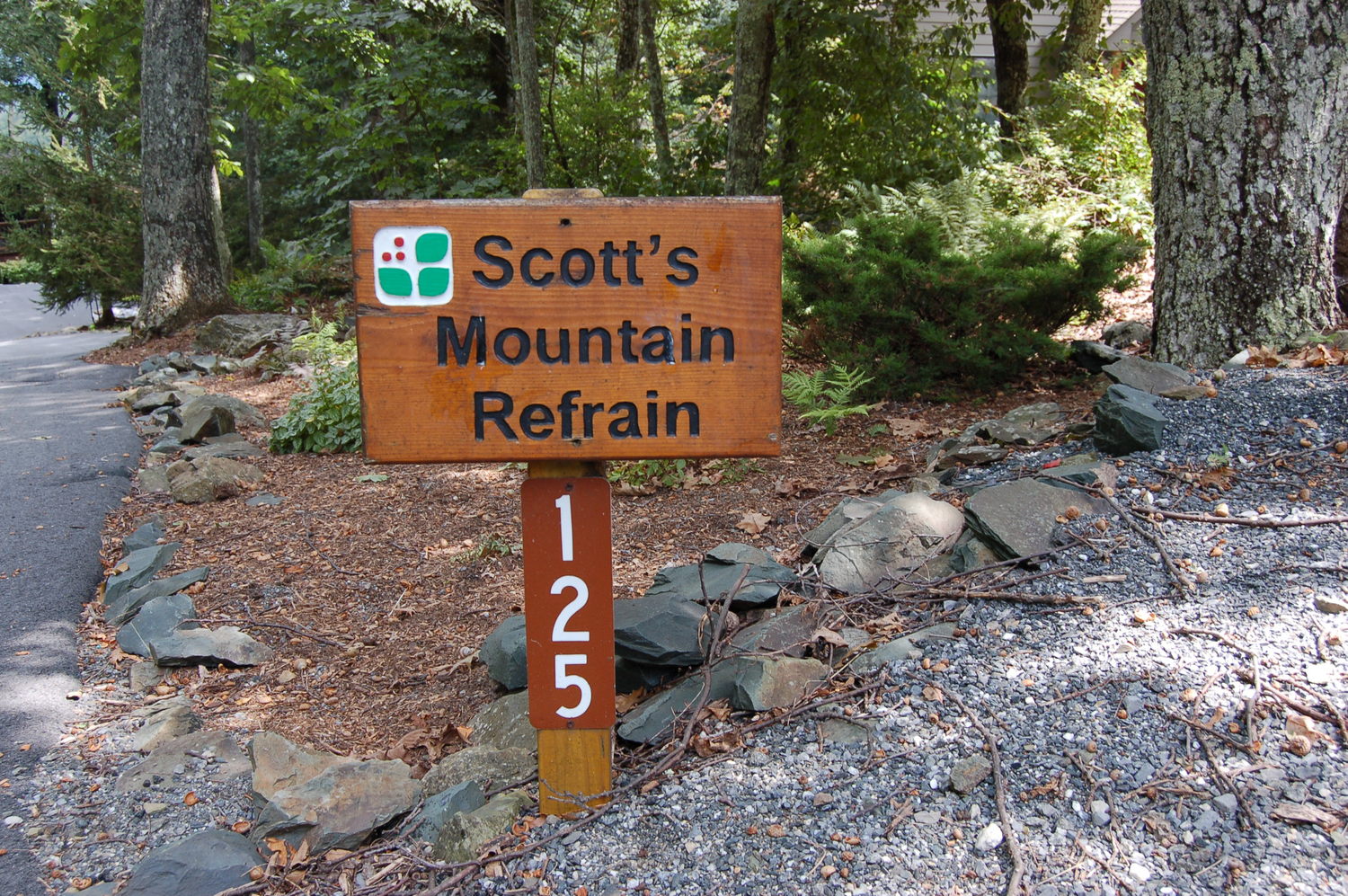 If you interested purchasing a sign as shown above, please click here . Reflective number sign not included.
