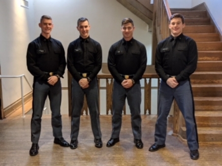 Jack Taggart and his 3 "fellow rats" visiting from Virginia Military Institute