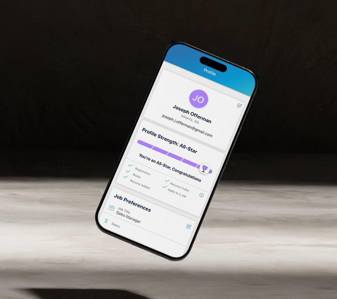 Job seeker gamification